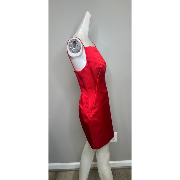 Givenchy Satin Mini Dress in Red FR38/US6 $2750 - Picture 8 of 10